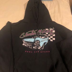 Oversized brandy electric motors hoodie